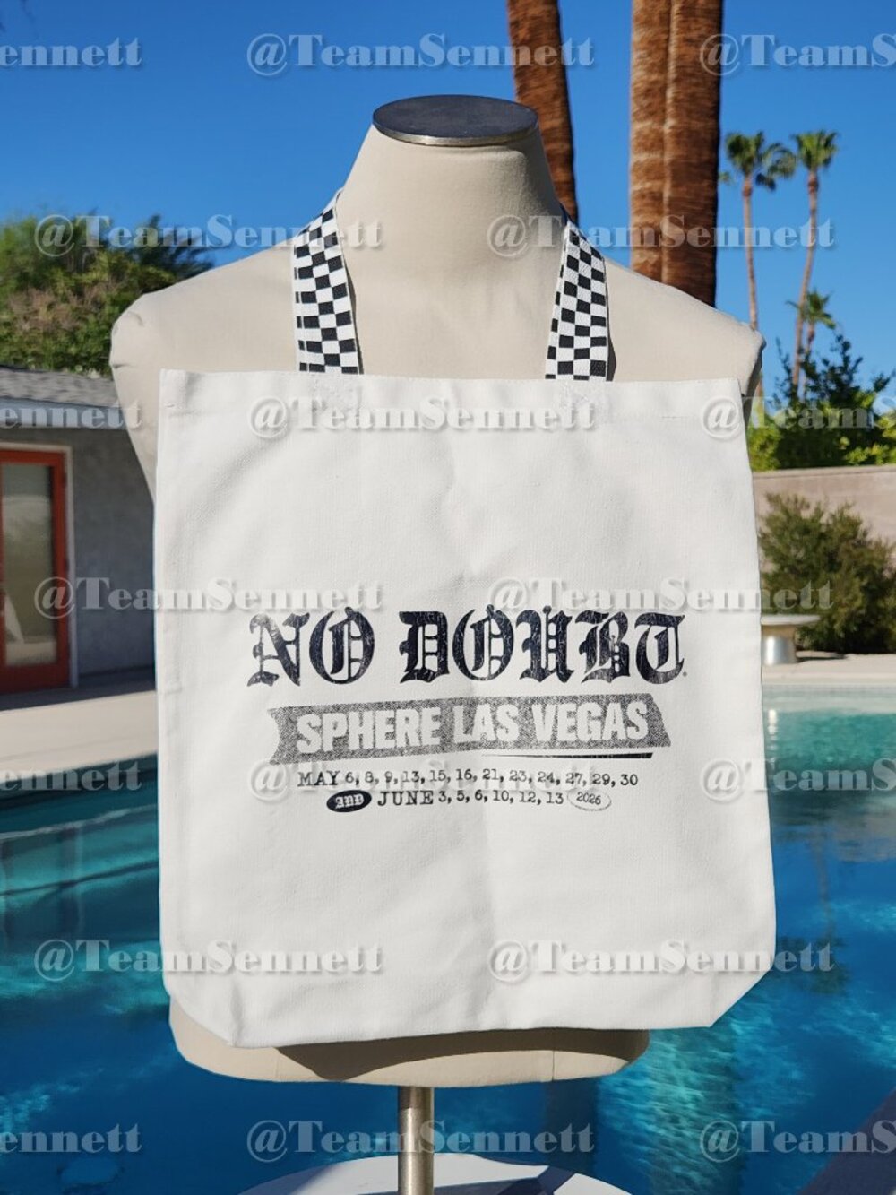 No Doubt White Tote Bag / Sphere Las Vegas Residency 2026 - Picture 2 of 3